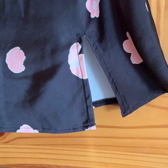 COPY - Princess Polly mini black dress with pink flowers - Picture 3 of 7